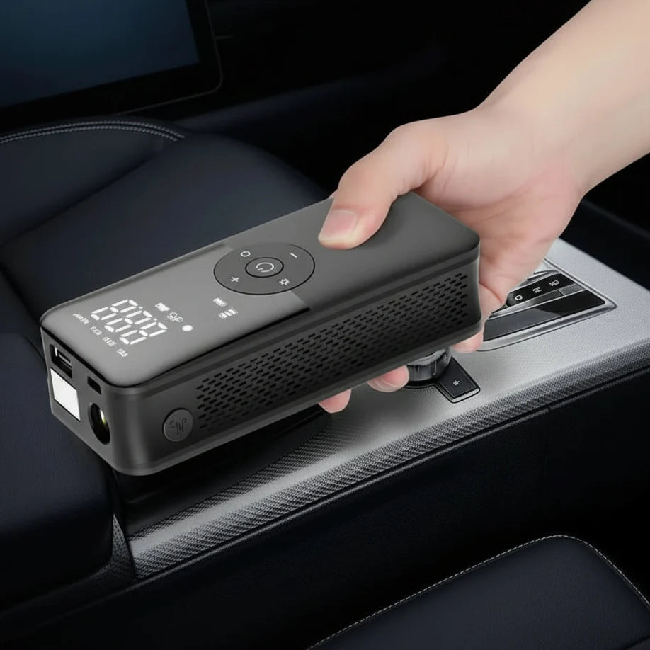 Digitale Reifenpumpe 150 PSI für schnelle Autoreifen-Inflation, akkubetrieben und einfach zu bedienen.