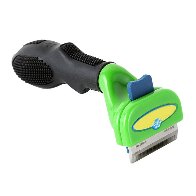 Ergonomischer Flohkamm FleaFree Deluxe mit feinen Zinken zur gründlichen Entfilzung und Parasitenvorsorge bei Haustieren.