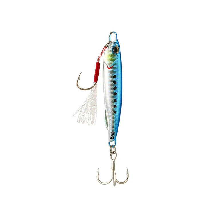 Vielseitiger Löffelköder aus Metall, speziell für den Fang von Meerbass & anderen Raubfischen.