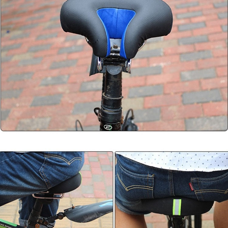 Nasenloser Fahrradsattel für Mountainbikes. Weich gepolstert, druckentlastend, erhöht den Fahrkomfort.