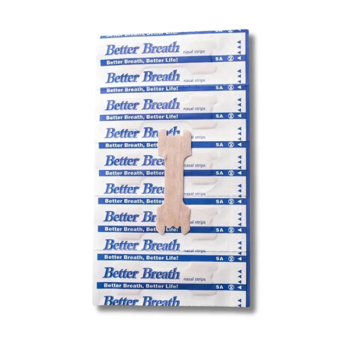 Transparente Nasenstrips zur sofortigen Linderung bei verstopfter Nase und Schnarchen. 100 Stück für besseren Schlaf.