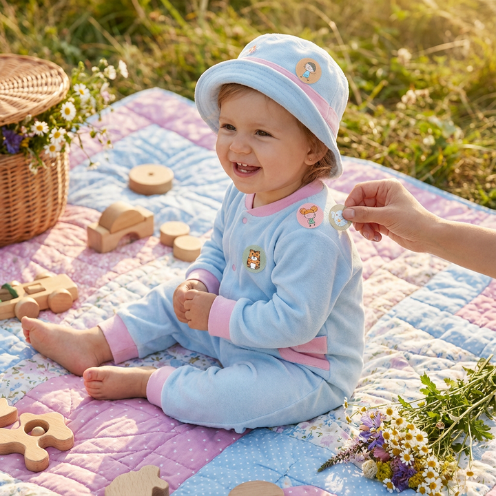 Natürliche Mückenschutz-Aufkleber für Kinder und Babys, pflanzlicher Insektenschutz.