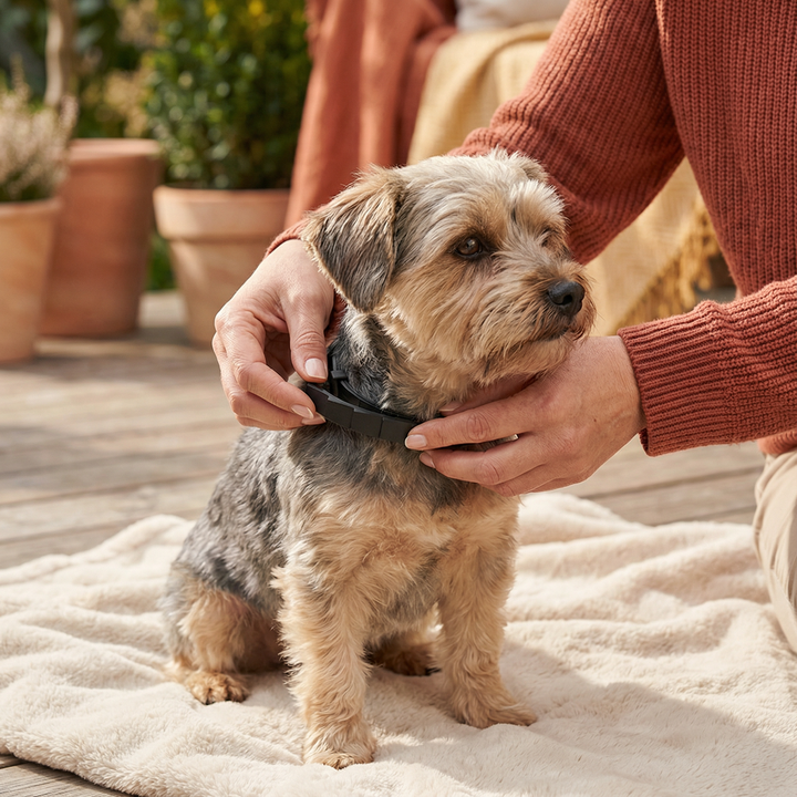 Natürliches Zecken- & Flohschutz Halsband für Hunde & Katzen, wasserdicht, mit Langzeitschutz.