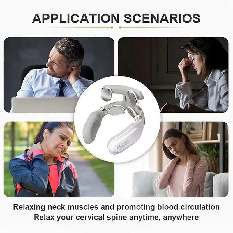 NEXORA Massagegerät: effektive Wärmetherapie & Vibrationsfunktion zur Muskelentspannung, für Nacken & Schultern.