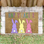 Frohe Ostern Drei Kaninchen
