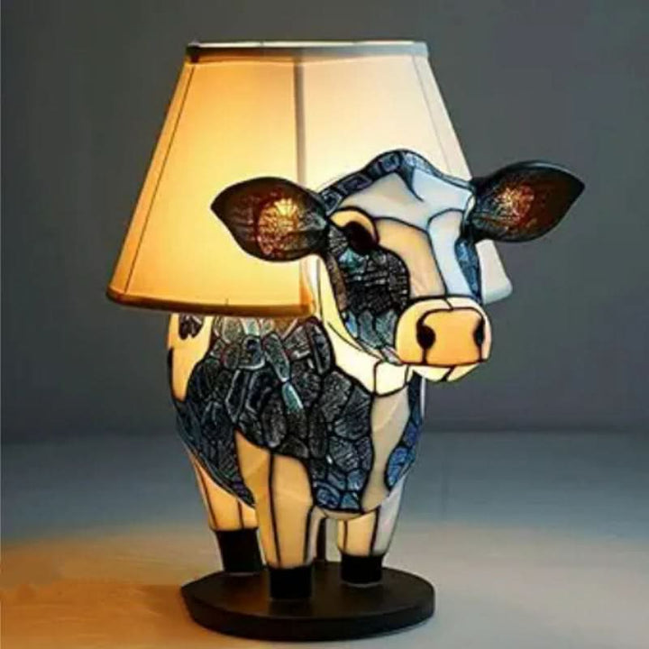 Charmante Dekolampe in Tieroptik, spendet warmes LED-Stimmungslicht per USB-Betrieb.