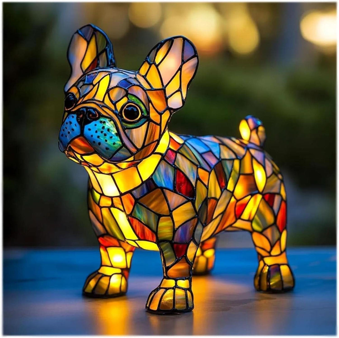 Sanft leuchtende Haustierlampe mit USB-Anschluss, charmante Dekolampe für jedes Zuhause.