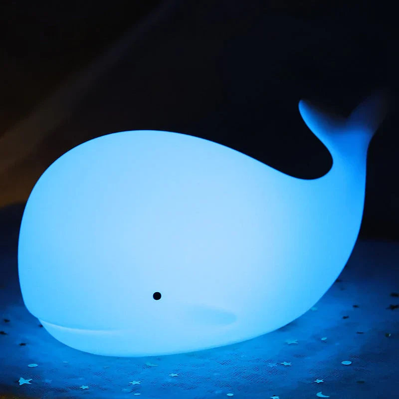 LED Wal-Nachtlicht, Farbwechsel und Touch-Funktion, ideal als Geschenk oder Schlaflicht für Kleinkinder.