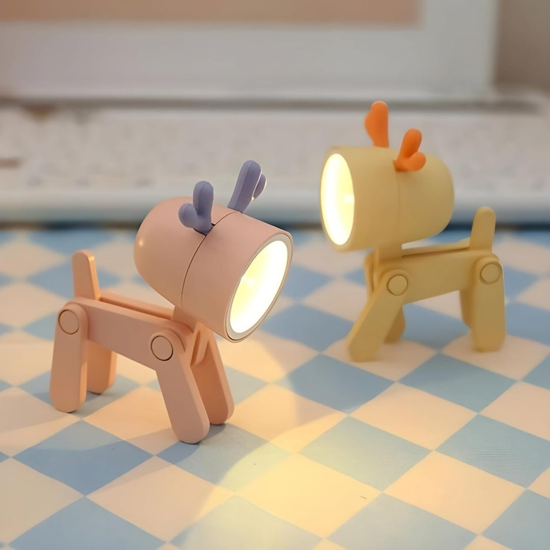 Spielzeug Tierlicht mit LED, flexibel und batteriebetrieben, tolles Geschenk für Kinder.