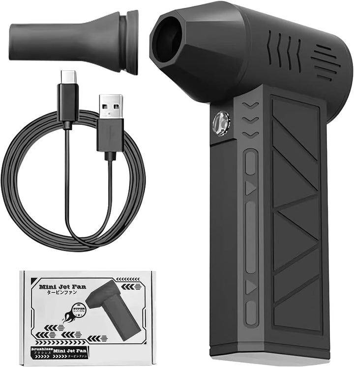 Präziser Nivaro Luftstaubbläser, wiederaufladbar, ideal für Detailreinigung von Elektronik & Kfz-Innenräumen.