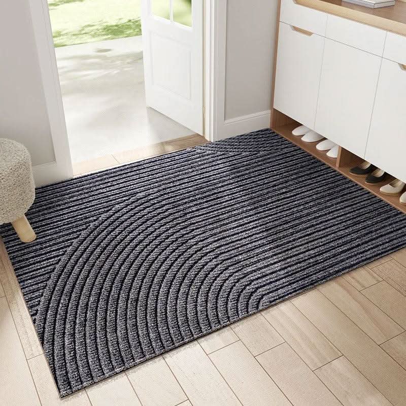 Detailansicht der NordicMat Fußmatte, zeigt strapazierfähiges Material & nordisches Design. Perfekt für den Flur.