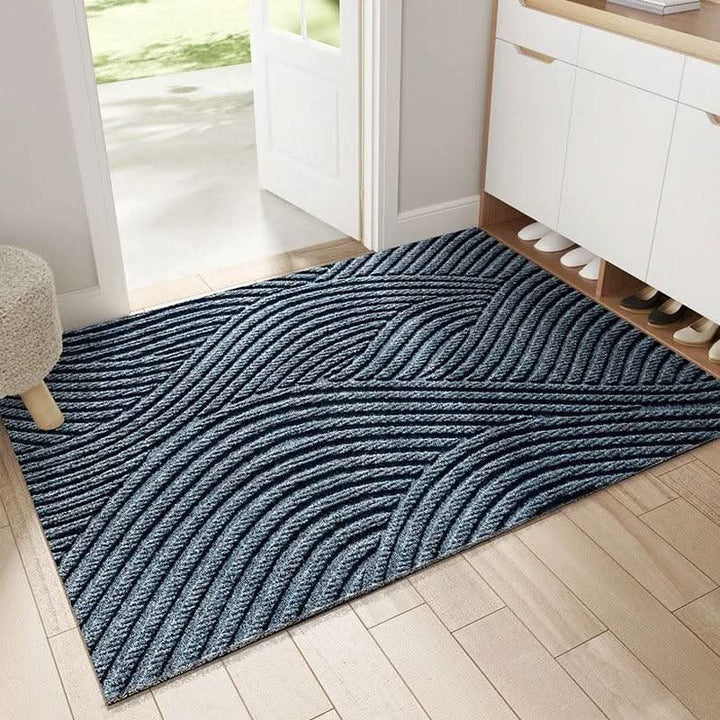 Pflegeleichte NordicMat Fußmatte, nordisches Design, rutschfest für sicheren & sauberen Eingangsbereich.