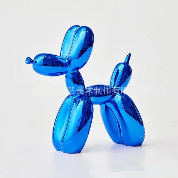 Abstrakte Ballon Hund Figur, künstlerisches Ornament inspiriert von Ballontieren für die Deko.