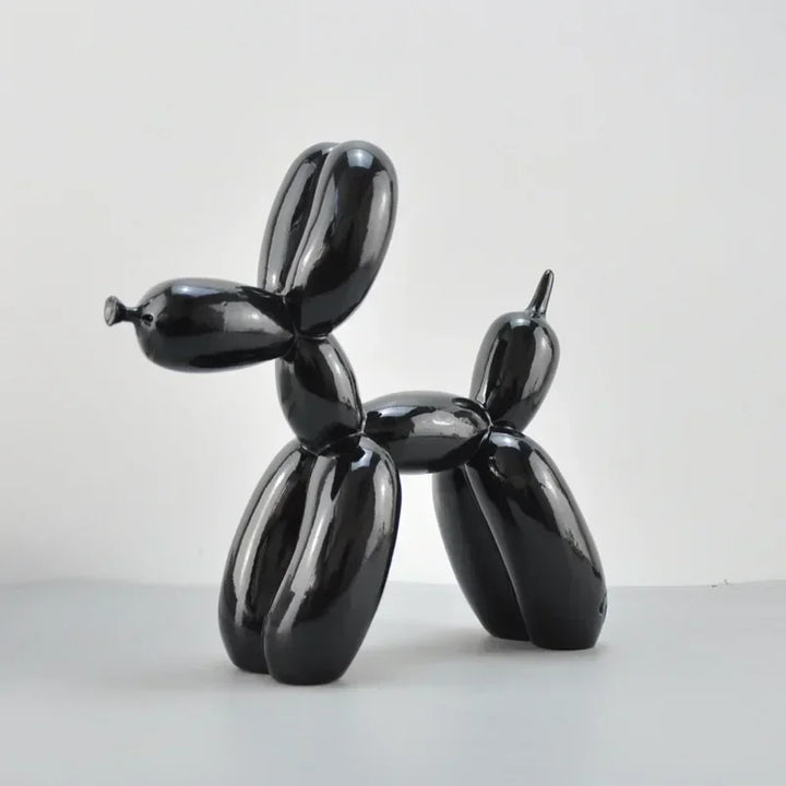 Detaillierte Nordische Ballon Hund Skulptur, modernes Kunstobjekt und stilvolle Zimmerdeko.