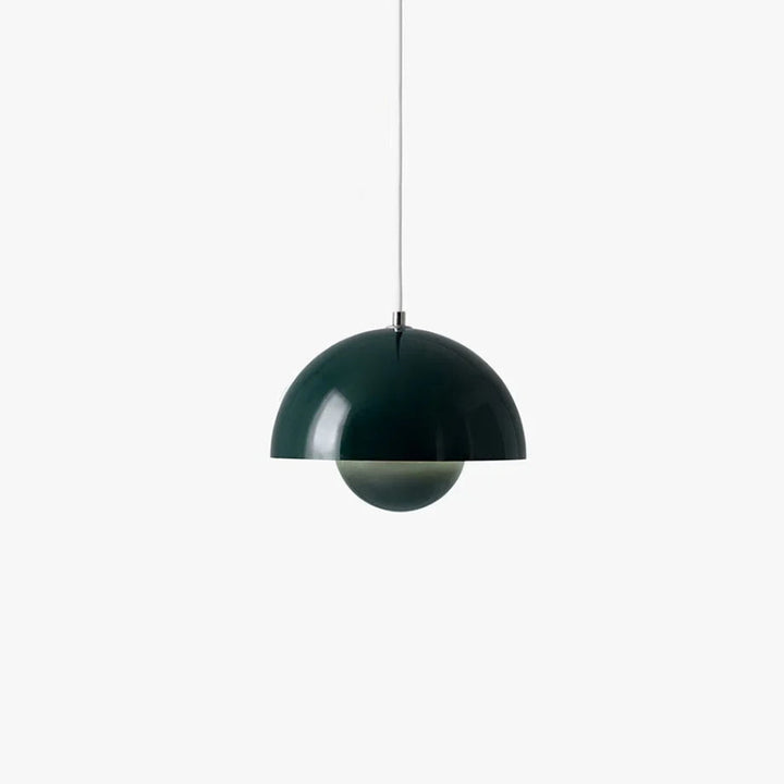Designerleuchte Blumen-Pendelleuchte, warmweiße/kaltweiße Beleuchtung aus Metallglas für stilvolle Räume.
