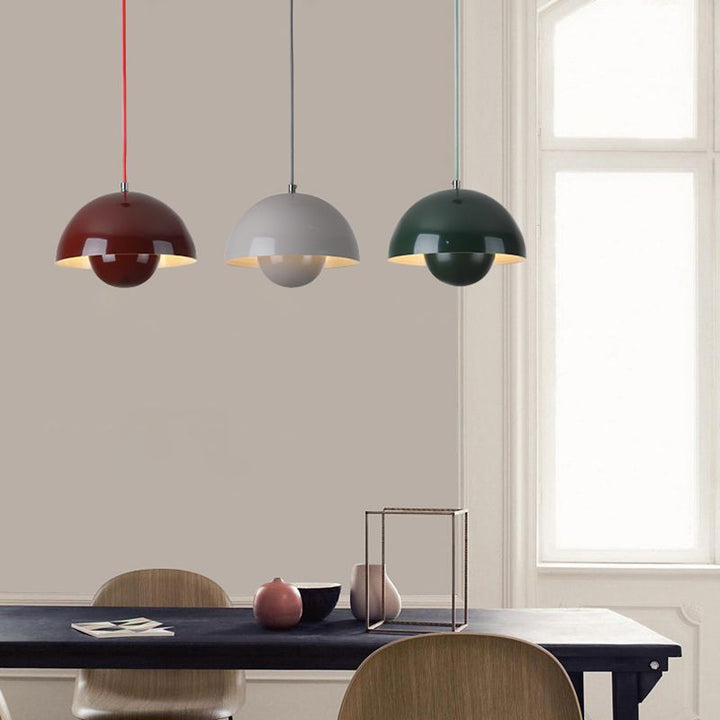 Klassische Blumentopf Pendelleuchte, nordischer Stil, vielseitige Schlafzimmerlampe und Deko.
