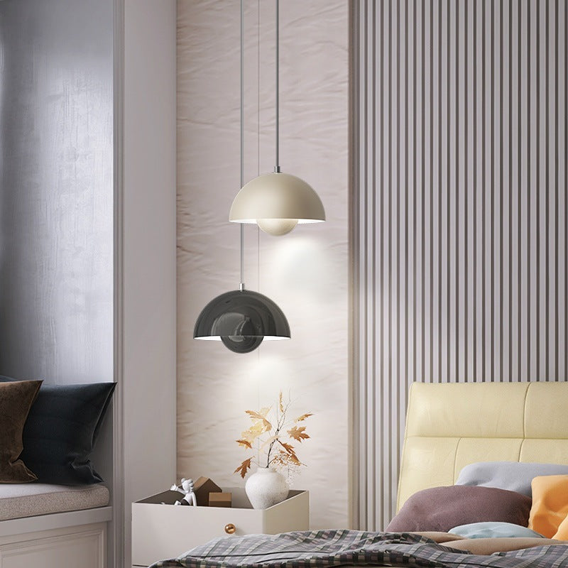 Esszimmer-Pendelleuchte Blumentopf-Stil, nordisch-elegant, auch für Schlafzimmer geeignet.