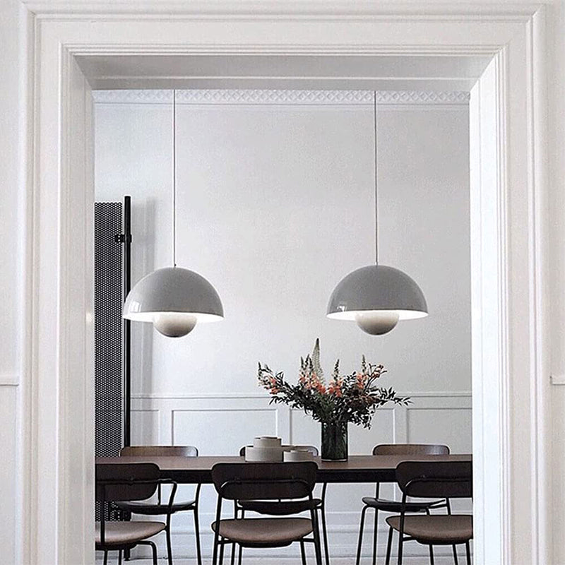 Zeitlose Blumentopf Pendelleuchte, nordischer Stil, perfekte Beleuchtung für Schlafzimmer & Esszimmer.