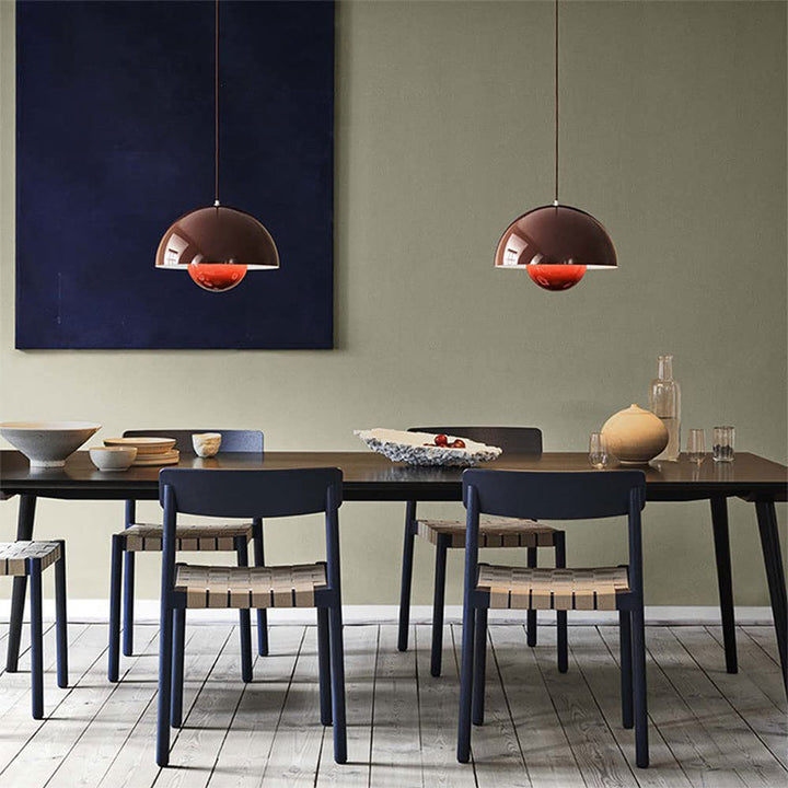 Trendige Blumentopf Hängelampe, nordisches Design, zeitlose Innenbeleuchtung für Schlafzimmer.