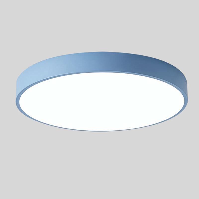 Moderne Holz LED Deckenlampe, minimalistisch; perfekte Wohnzimmerbeleuchtung.