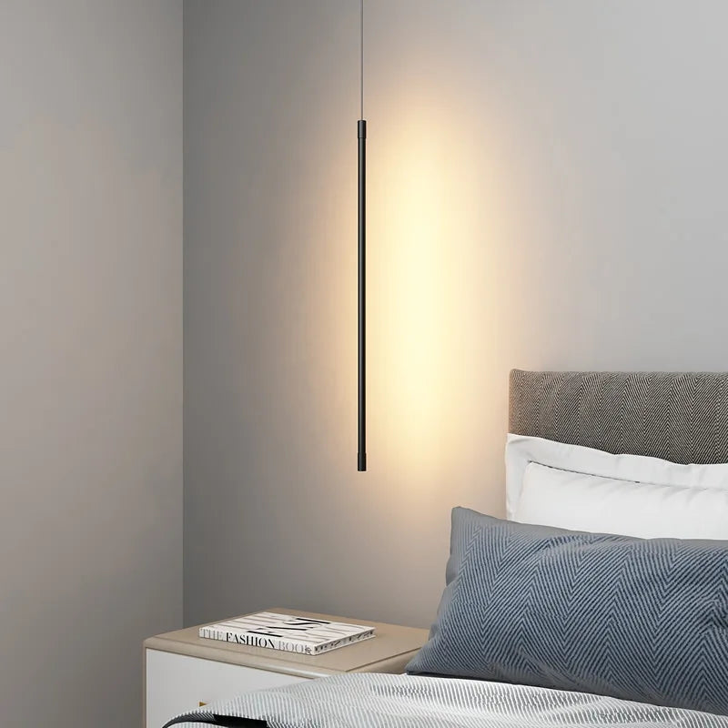 Nordische LED Pendelleuchte, minimalistisches Design für moderne Innenbeleuchtung, ideal für Wohn- & Esszimmer.