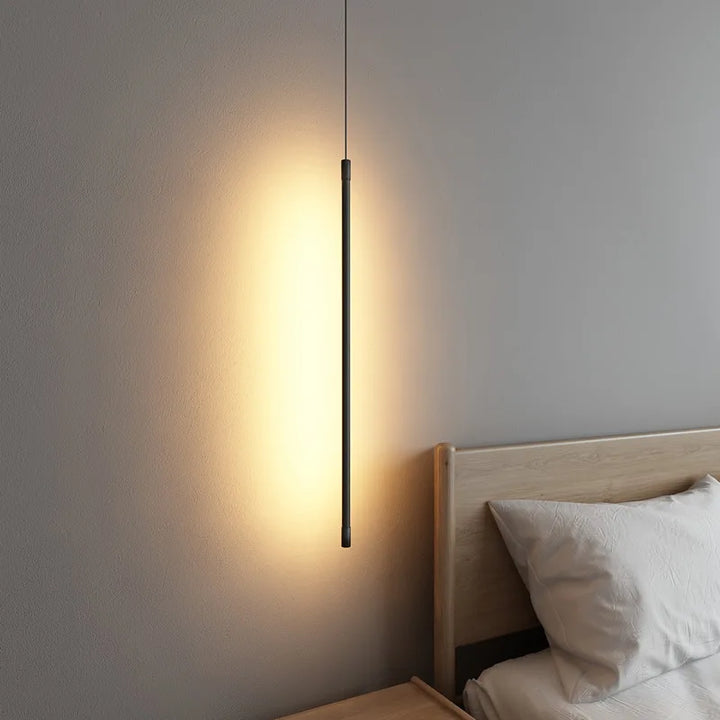 Moderne LED Pendelleuchte, nordisches Design für stilvolle Innenbeleuchtung, energiesparend und elegant.
