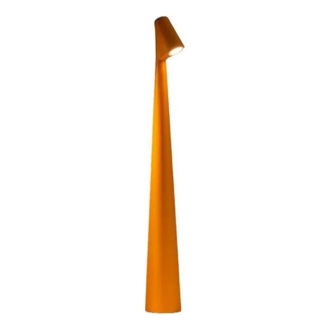 Kompakte LED Tischlampe, kabellos, modernes Design, perfekt für kleine Räume oder als Reisebegleiter.