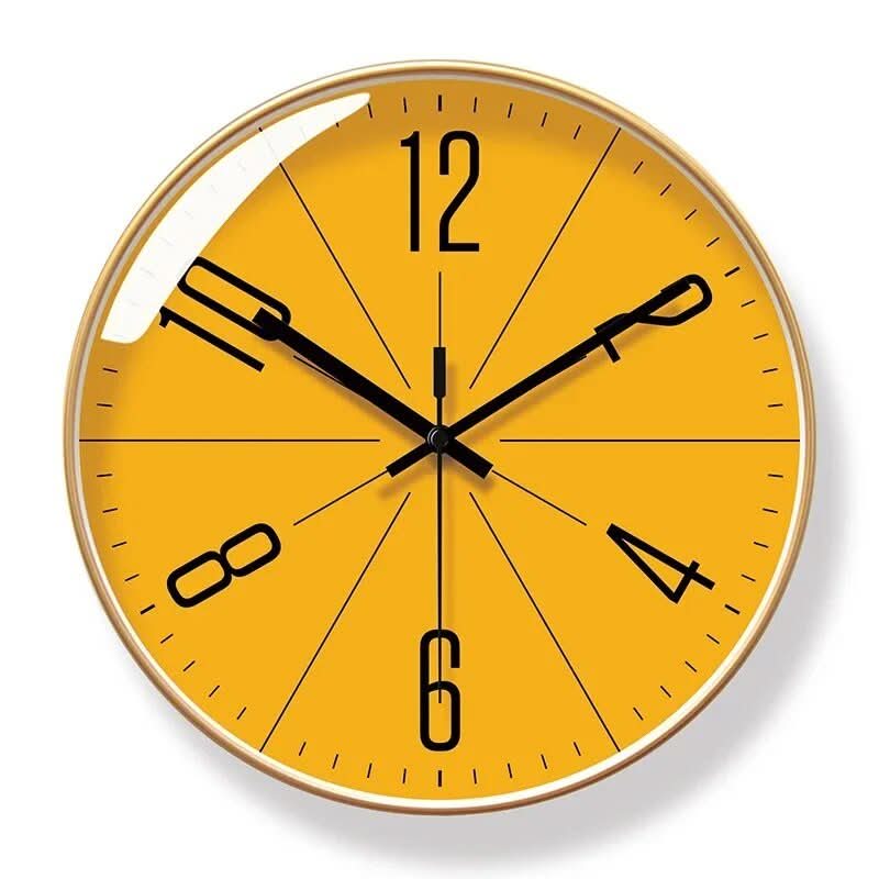 Vielseitige nordische Wanduhr, modern, in Schwarz oder Weiß, leise, perfekte Wohndeko für jedes Zuhause.