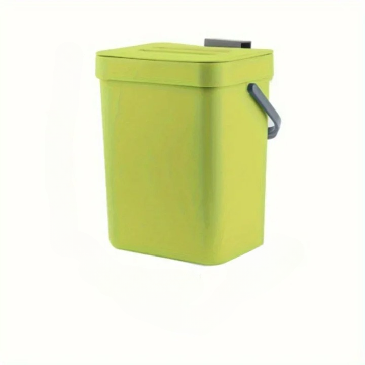 Geruchsdichter Nova Mülleimer 3L/5L, leise schließend. Perfekte Abfalllösung für Küche, Bad, Büro.