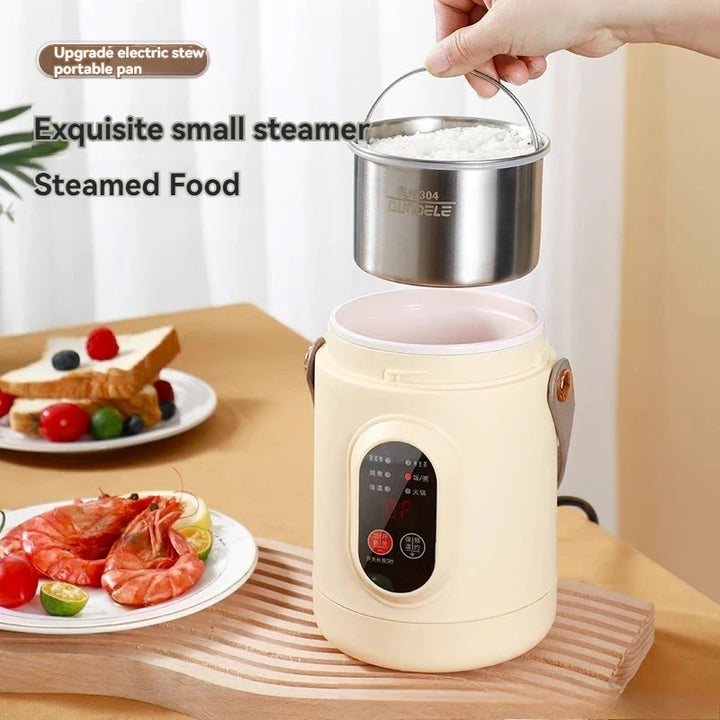 NutriCook One elektrischer Schongarer 1L. Bereitet Suppen & gesunde Mahlzeiten effizient zu.