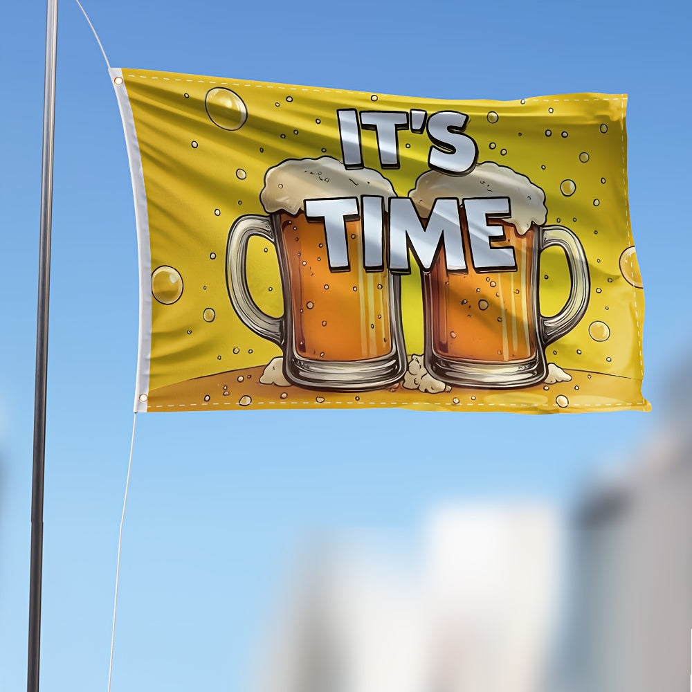 Große Deko-Flagge 150x90 cm für Oktoberfest, Bierfest oder zünftige Gartenparty.
