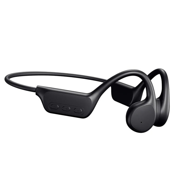 Wasserdichte Open-Ear Sportkopfhörer für Radfahren & Laufen mit Bluetooth und sicherer Umgebungsgeräuschwahrnehmung.