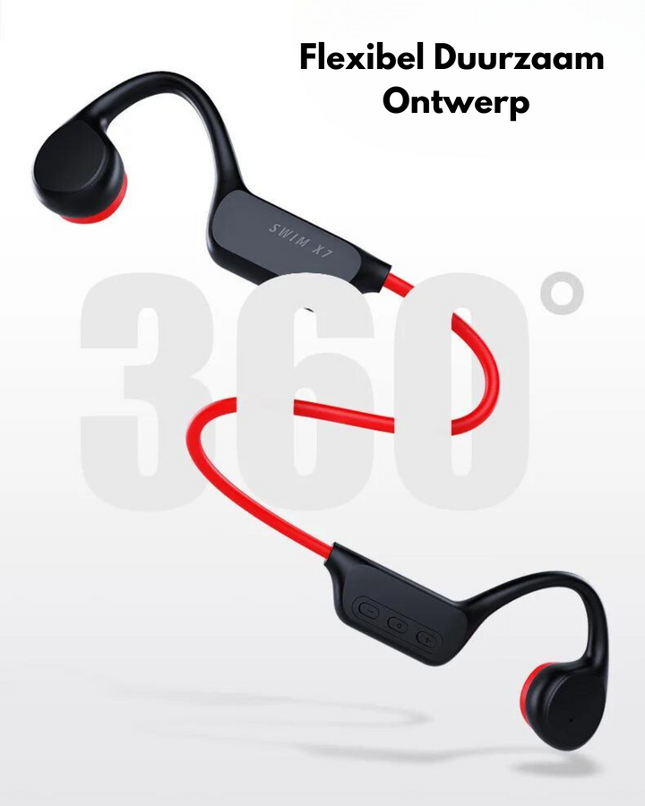 Outdoor-taugliche Open-Ear Kopfhörer, wasserdicht mit 32GB Speicher. Ideal für Wandern, Laufen und Fitness ohne Handy.