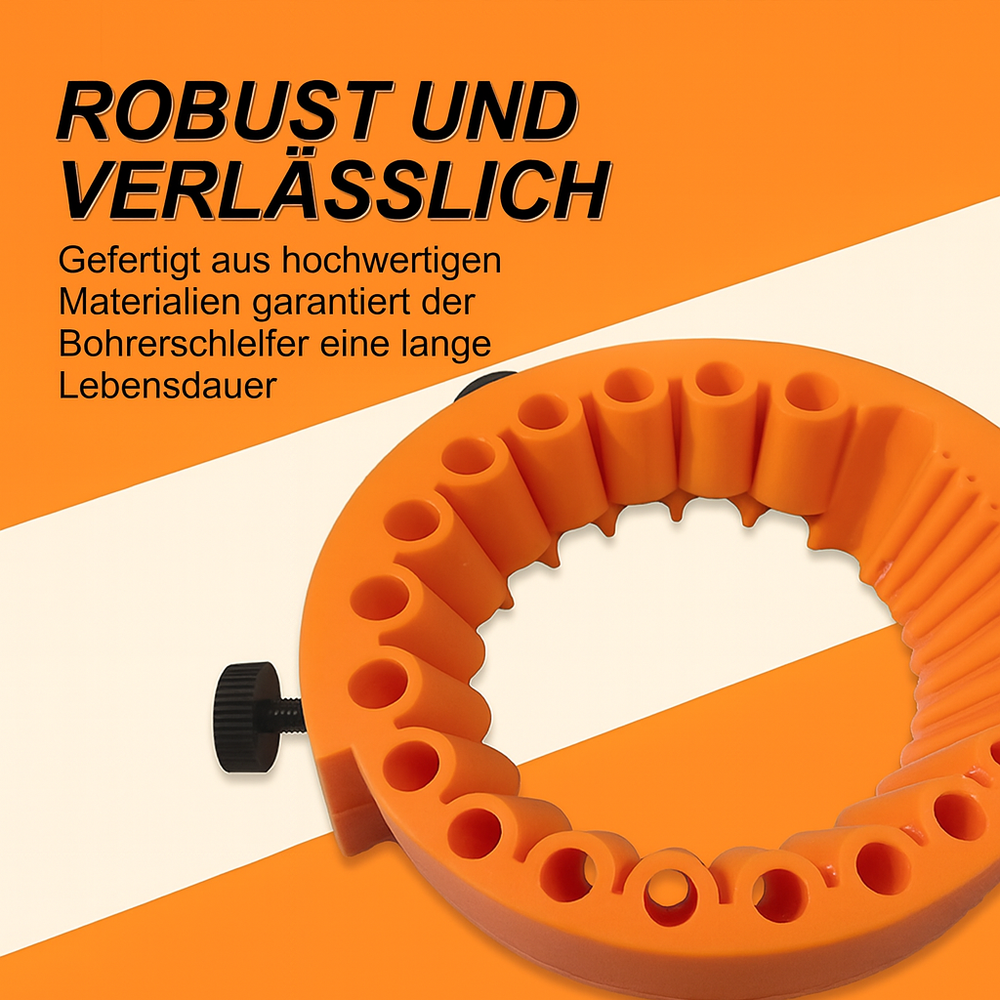 Kompaktes Bohrer-Schärfgerät zum einfachen Schleifen stumpfer Bohrer in Sekunden für Handwerk & DIY.