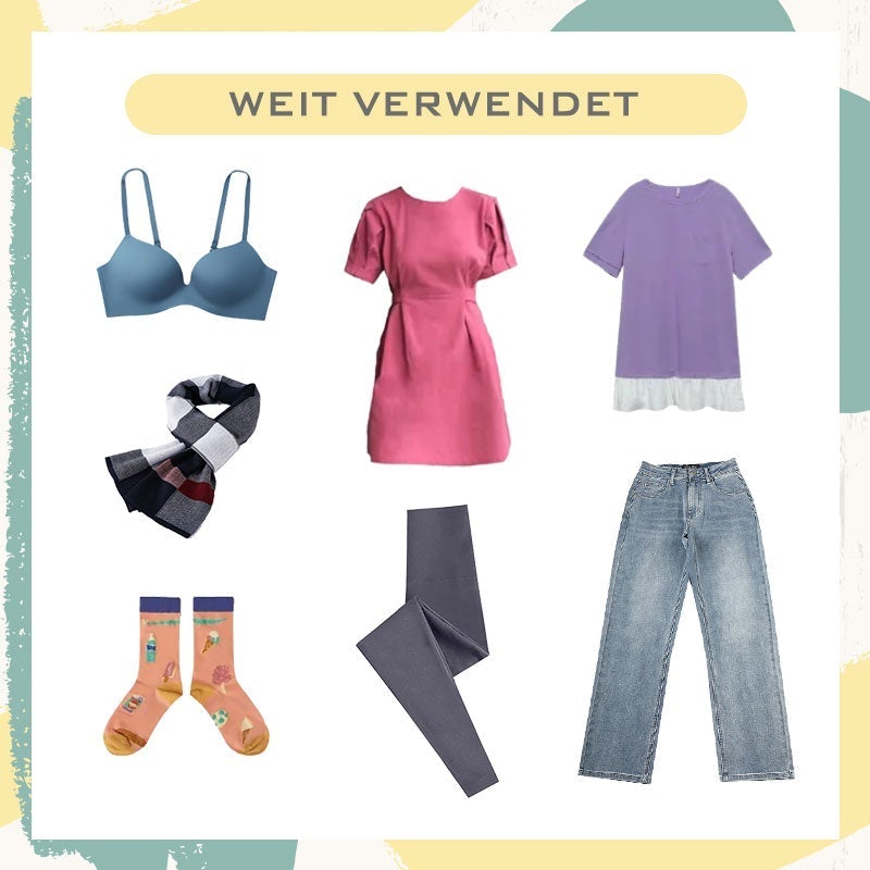 Schubladen Organizer für Kleidung, ideal für Garderobe & Schrankordnung, stressfreie Organisation.