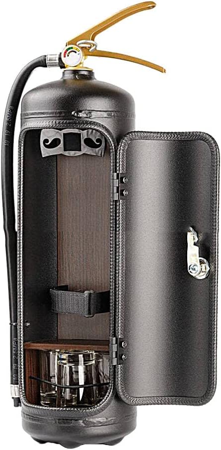 Originelle rote Feuerlöscher Mini-Bar, das einzigartige Geschenk für Herren und Männer zu jedem Anlass.