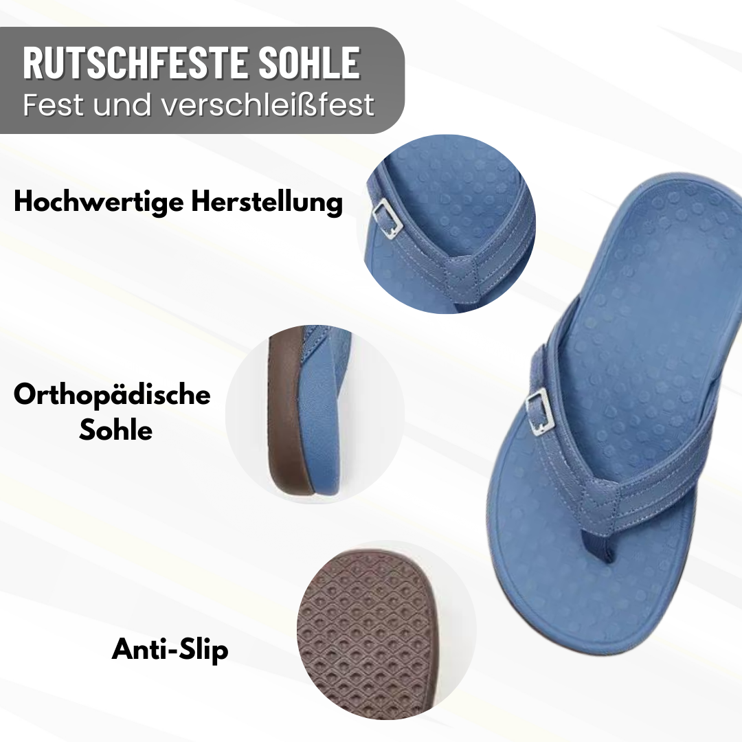Stilvolle Sommerschuhe: Orthopädische Damen Sandalen für Schmerzlinderung & Fußkomfort.