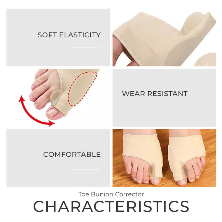 Ergonomische Hallux Valgus Schiene, verstellbar, für effektive Zehenkorrektur & nachhaltige Schmerzlinderung am Fuß.