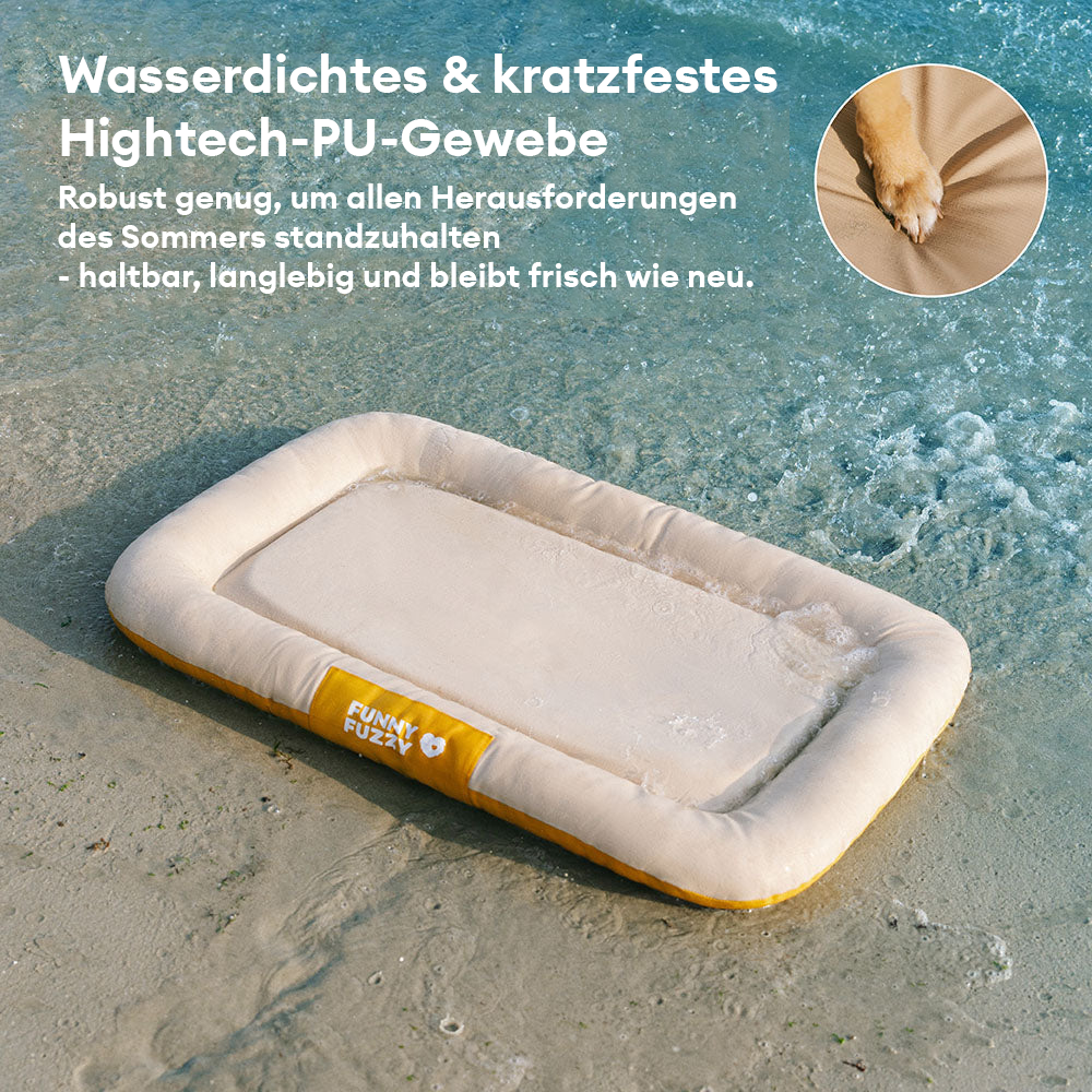 Orthopädisches Hundebett für den Outdoor-Bereich, waschbar und strapazierfähig. Perfektes Hundezubehör.