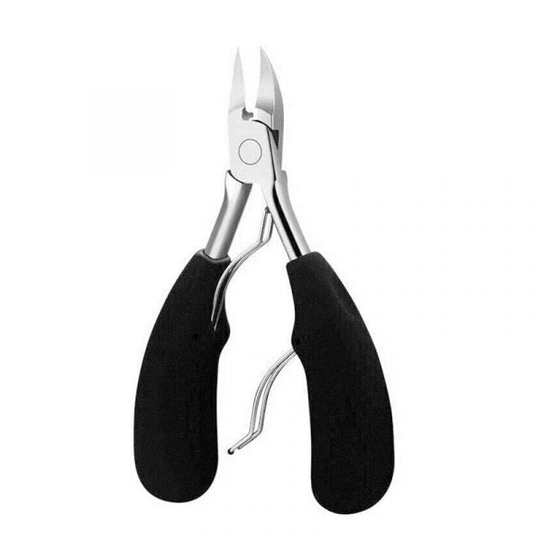 Edelstahl Zehennagelknipser. Langlebiges orthopädisches Instrument für hygienische Fussgesundheit & Pediküre.