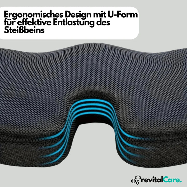 Maximaler Sitzkomfort mit dem Memory-Schaum Sitzkissen. Ergonomisch geformt, ideal für lange Sitzzeiten.