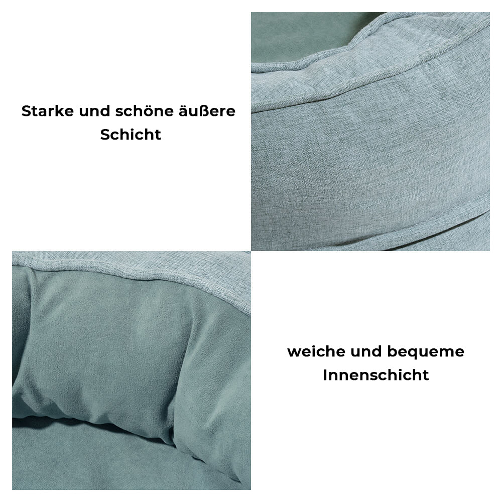 Hundebett Donut orthopädisch: Tiefschlaf garantiert. Waschbar, weich, warm.
