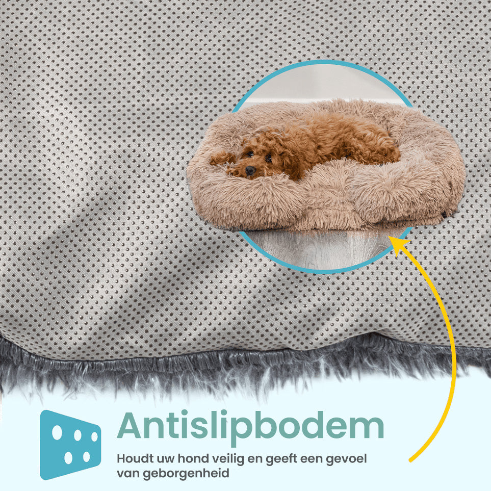 Hochwertiges Memory Foam Hundebett "Charlie", orthopädisch & beruhigend für alle Hunderassen.