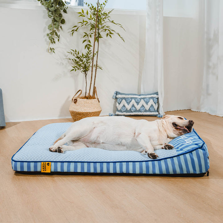Luxus-Hundebett für große Hunde, kühlend, orthopädisch, waschbar, höchster Liegekomfort.