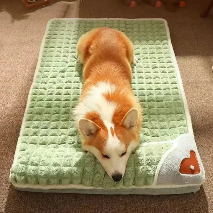 Gelenkschonendes orthopädisches Hundebett für alte Hunde & Katzen. Druckentlastender Memory Foam, ideal für Tiefschlaf.