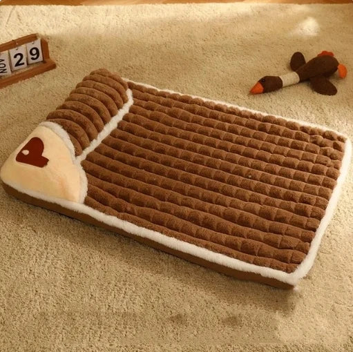 Orthopädisches Katzenbett aus Memory Foam für Tiefschlaf & Gelenkschonung. Waschbar, ideal für ganzjährigen Komfort.