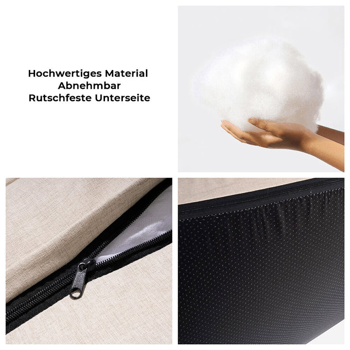 Rutschfestes orthopädisches Hundebett, sicherer Schlafplatz, Gelenkunterstützung.