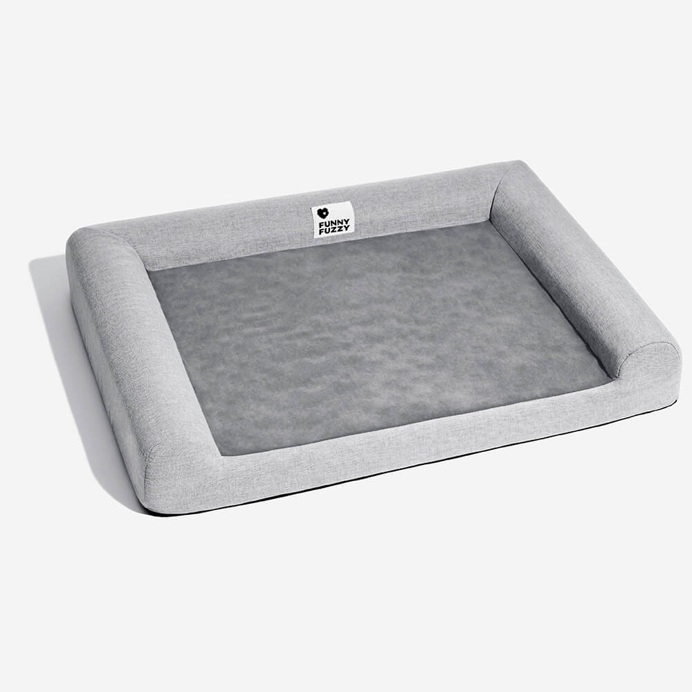 Komfortables orthopädisches Hundebett. Umfassende Unterstützung, waschbar & gelenkschonend. Perfekter Tierbedarf.