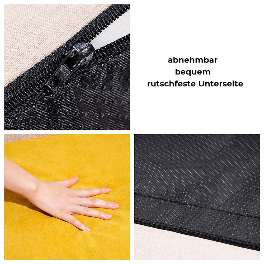 Orthopädisches Hundebett mit Memory-Schaum. Umfassende Unterstützung für Gelenke. Bequemer Schlafplatz für Haustiere.