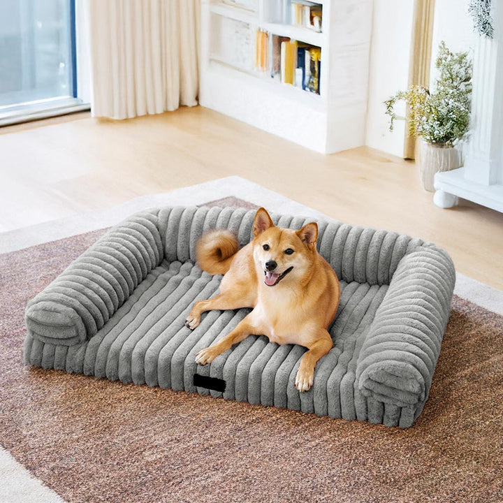 Weiches Haustierbett, orthopädisch für Hunde & Katzen, fördert tiefen, erholsamen Schlaf.